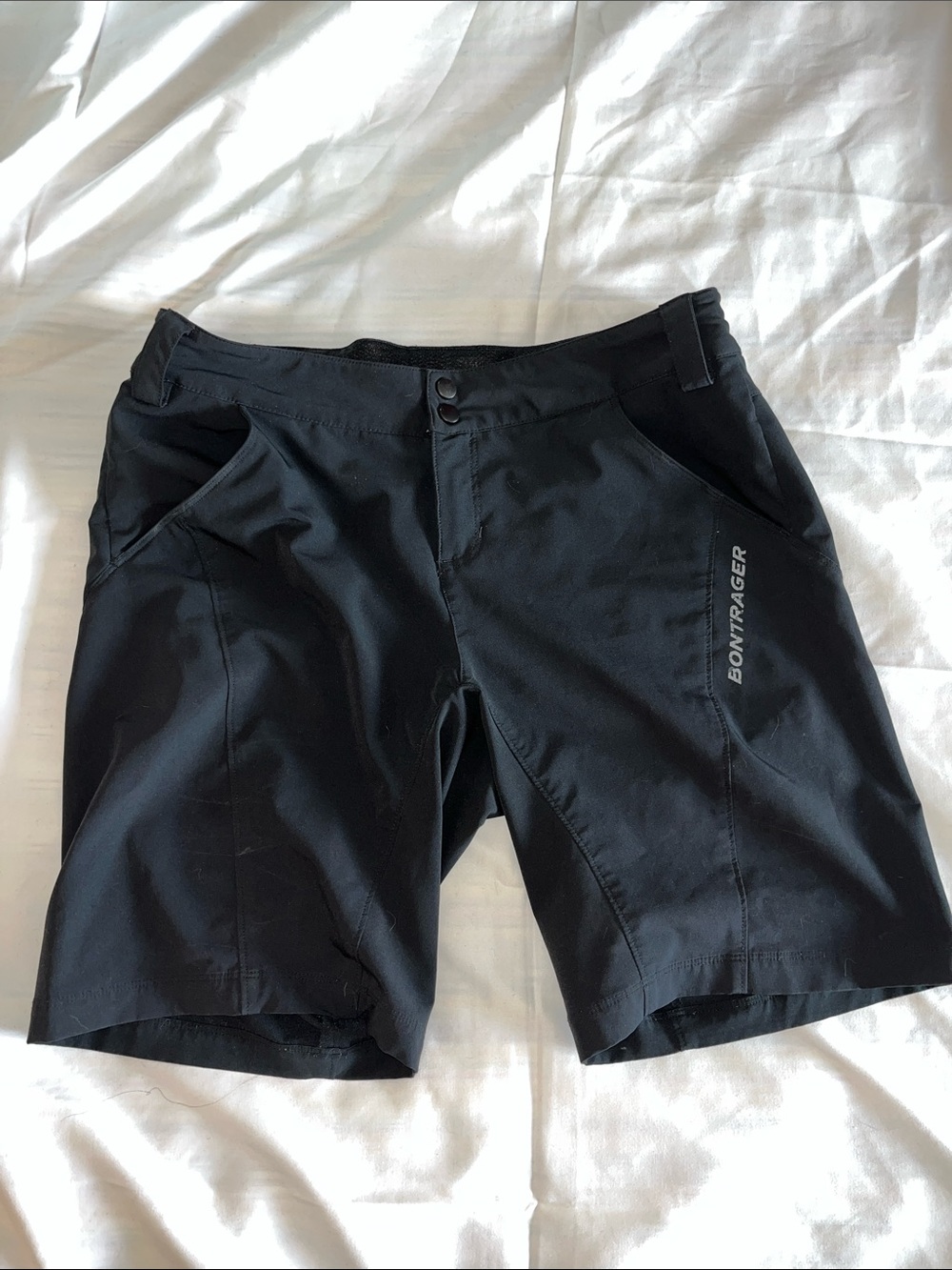 Bontrager Women’s Evoke Black Performance Cycling Shorts unlined‎ L